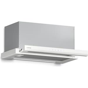 Klarstein Velaire Cappa Aspirante 60 cm, Telescopica da Incasso, 896 m³/h, Classe A++, Touch, LED, Filtro Carbone, Silenziosa, Cappa Cucina 60 cm, Bianco