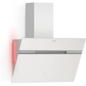 Klarstein Alina - Cappa da Cucina, 60cm, 600 m³/ora, Classe A, LED, 68 dB, Scarico & Ricircolo, Bianca