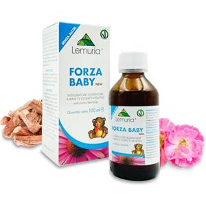 Lemuria - Forza Baby Integratore Alimentare - Supporta le Difese Naturali e il Benessere delle Vie Respiratorie - 100 ml - Made in Italy