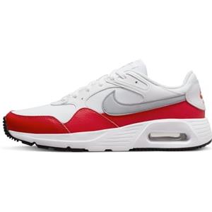 Nike CW4555-107 Air Max SC Uomo, White/Wolf Grey-University Red-Black EU 38.5