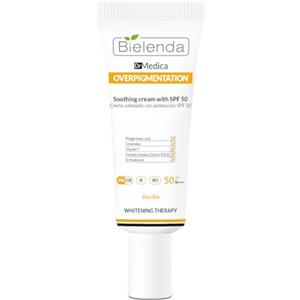 Bielenda Dr Medica crema lenitiva per la pigmentazione eccessiva con SPF 50 per il giorno, 50 ml