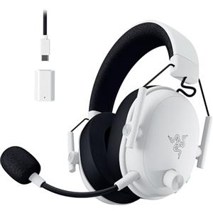 Razer BlackShark V3 - Cuffie wireless per eSport - Driver TriForce da 50 mm - Microfono a banda larga rimovibile - THX Spatial Audio - Wireless 2,4 GHz & Bluetooth - Profili FPS - PC/Mac | Bianco