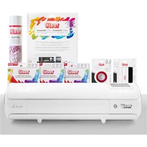 Siser Juliet® Pacchetto Subli - Plotter da Taglio Professionale, Termovinile EasySubli®, Pennarelli Sublimatici, Vinile Glitter, Nastro Termico, Accessori Inclusi