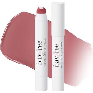 bayfree Tinted Lip Balm Plumper, Balsamo Labbra Colorato Leggero, Idratante e Colorato Con Jojoba Seed Oil, Balsamo per Labbra Finitura Lucida Naturale, Vintage Violet