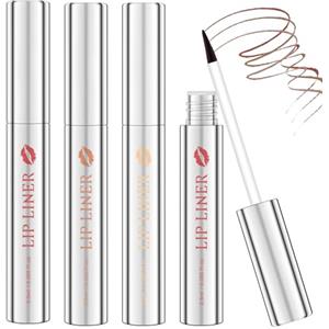 LOPHE Peel off Lip Stain Set, 3 Pz Lip Stain Tatoo Peel Off Impermeabile, Rossetto Liquido a Prova di Trasferimento, Finitura Opaca di Lunga Durata Peel off Lip Gloss
