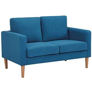 milani home Divano in Tessuto 2 posti colorato di Design scandinavo Moderno per Interno casa Salotto Sala d'attesa Ufficio