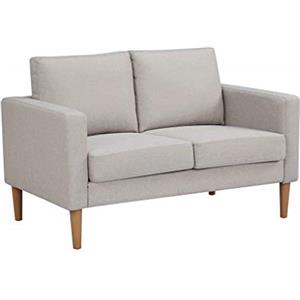 milani home Divano in Tessuto 2 posti colorato di Design scandinavo Moderno per Interno casa Salotto Sala d'attesa Ufficio