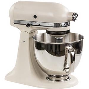 Kitchenaid Planetaria - Artisan - Robot da Cucina con testa inclinabile e 7 accessori - 4.8 L - Impastatrice - Color Fresh linen