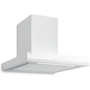 Klarstein Velaire Cappa Aspirante 60 cm - 600 m³/h, Touch, LED, Classe A++, Filtro Carbone, 3 Velocità, Silenziosa, Cappa Cucina 60 cm, Sottopensile, Bianco
