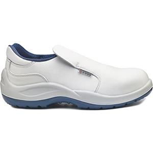 Base Protection Litio Scarpa Antinfortunistica, da Uomo e Donna, Bianco/Blu, Taglie 42