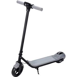 Wizy the new way to move Monopattino Baby Elettrico per Bambini, 24 volt di potenza,Bluetooth, Luci e Suoni, Pedana con LED Colorati, per Bambini fino a 50 kg, Autonomia di 10 km (Grigio)