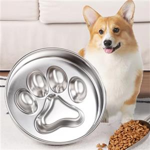 bangminda Ciotola Anti Ingozzamento 21 cm Cibo Lento per Animali Domestici in Acciaio Inossidabile Ciotole per Cani Anti-rigurgito Slow-Eating Bowl per Cani Gatti