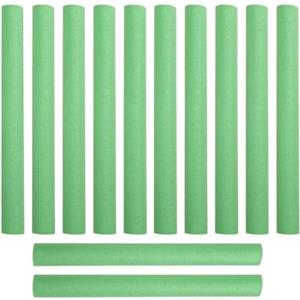 Asuinxurr Manicotti in schiuma per trampolino, 12 pezzi, manicotti per trampolino, maniche di protezione per trampolino, tubi in gommapiuma, colore verde