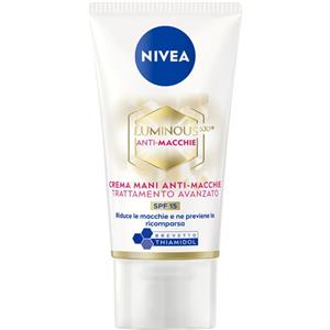 Nivea Luminous630 Crema Mani Anti-Macchie Trattamento Avanzato SPF15 50ml - Idratante e Anti-età