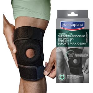 Hansaplast Supporto Ginocchio Protettivo - Sostegno e Protezione per Ginocchia Deboli con Tecnologia Dynamic Pain Guard