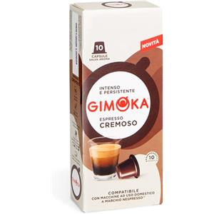 Gimoka Caffè Cremoso - Capsule Compatibili Nespresso con Aromi Dolci e Fruttati