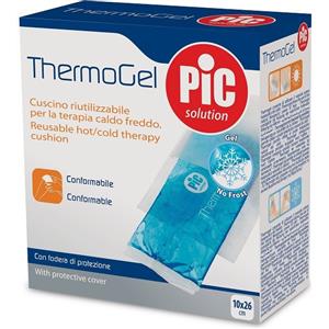 PIKDARE SpA Cuscino Thermogel 10x26 cm per Terapia Caldo/Freddo con Fodera ITC