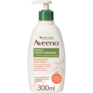 Aveeno Crema Corpo Idratante allo Yogurt con Avena, Profumo di Miele e Albicocca - 300 ml