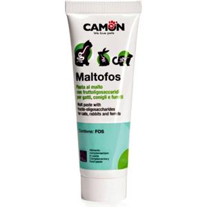 CAMON Maltofos Pasta Gatto 100g - Alimento complementare per gatti, conigli e furetti, favorisce l'equilibrio intestinale e l'eliminazione dei boli