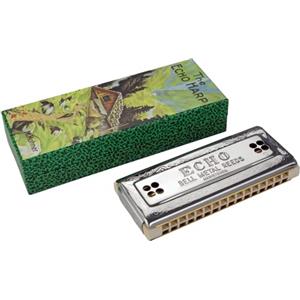 Hohner Harmonica Echo Harp 64 in Tone C/G