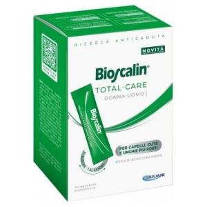 Giuliani Bioscalin Total Care - Integratore Alimentare per Capelli, Unghie e Cute, 30 Bustine con Zinco, Vitamina D3 e Aminoacidi