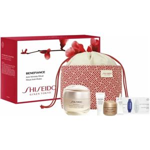 Shiseido Benefiance Pouch Set - Set Antirughe con Crema Levigante 50ml 5ml 15ml 3ml