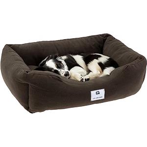 Ferplast Cuscino Cane e Gatto COCCOLO MICROFLEECE, Cuccia in Caldo e Soffice Micropile per Taglia Piccola, Lettino per Cani Lavabile, 66 x 50 x 20 cm. Marrone