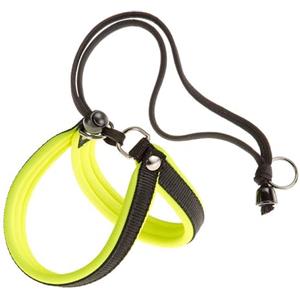Ferplast Pettorina per Cani Piccola Taglia AGILA FLUO 2 Pettorina Cani con Morbida Imbottitura, Veloce e Semplice Sistema di Chiusura con Coulisse, Misura del Torace 32-50 cm. Giallo