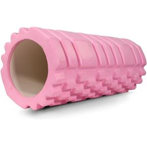 Mobiclinic® fitness, Rullo massaggio muscolare, Fitroller, Schiuma ed eva, 14x33 cm, Pilates, Yoga, Stretching, Portatile, Multifunzionale, Foam roller, Per tutto il corpo, 3 livelli di intensità