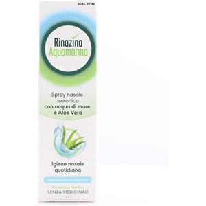 HALEON RINAZINA Aquamarina Spray Isotonico 100 ml con Acqua di Mare e Aloe Vera - Nebulizzazione Delicata