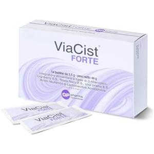 GP pharma nutraceuticals ViaCist® FORTE - Integratore cistite donna D-Mannosio Puro con probiotici, ribes nero, acido ialuronico - Cura la cistite, candida e Infezioni delle Vie Urinarie
