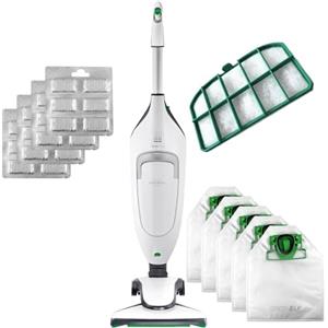 GREENELF Scopa Elettrica Folletto VK220s Nuovo, Potente - Completa di 8 Anni di Accessori Compatibili Inclusi | Iconico Kobold Folletto Aspirapolvere con Filo - Facile da Usare - Garanzia di 24 Mesi