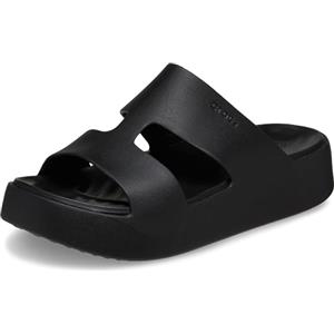Crocs Getaway Platform H-Strap, Sandali Donna, Nero, 36/37 EU