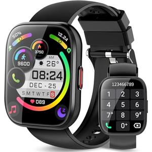 aycy Smartwatch Uomo Donna, 1,85'' Orologio Smartwatch con Effettua/Risposta Chiamate, 112 Modalità Sportive Fitness Tracker con Sonno/Cardiofrequenzimetro, IP68 Smart Watch per Android Ios