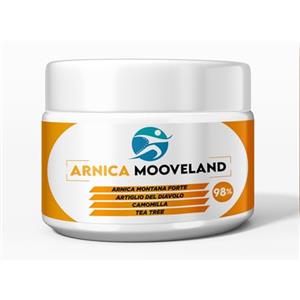 MOOVELAND Gel Arnica Mooveland 98% extra forte per cavalli uso umano - gel naturale con Arnica, Artiglio del Diavolo, Camomilla e Tea Tree | sollievo dolori articolari e muscolari | 100% naturale | 500 ml
