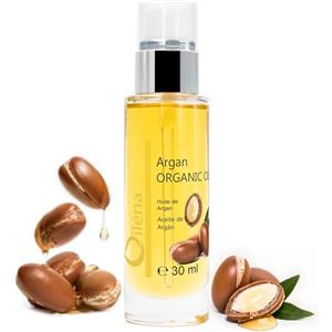 Oïléna Olio di Argán Orgánico Viso, Capelli Corpo Unghie Olio da Marroco Puro Vergine Spremuto a Freddo Acne, Smagliature, Cuticole Idratante Lenitivo Anti Rughe 100% Biologico (30 ML)