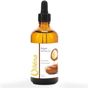 Oïléna Olio di Argán Orgánico Viso, Capelli Corpo Unghie Olio da Marroco Puro Vergine Spremuto a Freddo Acne, Smagliature, Cuticole Idratante Lenitivo Anti Rughe 100% Biologico (50 ML)