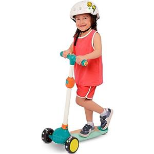 B. toys - Divertimento in scooter - Scooter per bambini in legno - Altezza regolabile e ruote luminose - 3 anni +