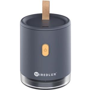 WiredLux Leva Pelucchi Elettronico per Vestiti, Lana e Maglioni - Levapelucchi Elettrico Ricaricabile Portatile - Ricarica USB-C - Togli Pelucchi con Doppia Protezione (Grigio Chicago)