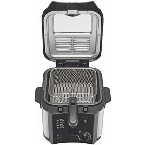 Brandt FRI30X - Friggitrice classica 2,5L olio - Vasca e coperchio rimovibili - Capacità 1 kg di patatine fritte - 1600W - Oblò di controllo - Termostato regolabile da 130 a 190°C - Filtro metallico