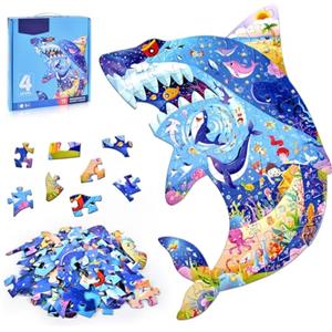 FORMIZON Puzzle per Bambini, 72 Pezzi Puzzle Bambini Jigsaw, Puzzle Rotondo Per Bambini, Ragazza Ragazzo Regalo Puzzle, Educativo Giocattoli per Ragazzi Ragazze 3 4 5 6 7 8 9 Anni
