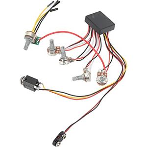 aqxreight Cablaggio per Chitarra per Chitarra Elettrica e Basso Kit di Cablaggio del Circuito di Amplificazione a 3 Stadi Accessori per Prestazioni