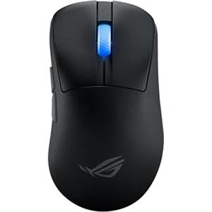 ASUS ROG Keris II Ace Mouse Gaming Wireless, Leggero 54 g, Sensore Ottico AimPoint Pro 42K, Microswitch Ottici, SpeedNova Wireless, ROG Polling Rate Booster, Giochi Esports e FPS, Nero