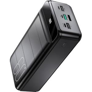 PDBEST Power Bank 60000mAh Fast Charging - 22.5W Portable Charger USB C Quick Charge with 4 Outputs & 3 Inputs LED Display, Huge Capacity External Battery Pack for iPhone, iPad etc Black