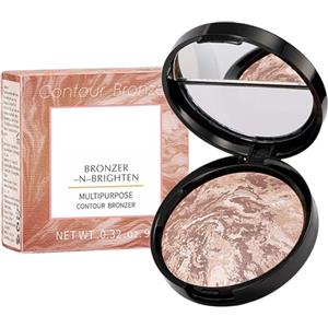 Generico Fondotinta Compatto Cotta, Polvere per Il Viso Da Donna, Contouring Viso, in Polvere Contouring, Compatto E Liscio, Illuminante Naturale, Ombretto per Il Naso, Fard, Illuminante, 9g