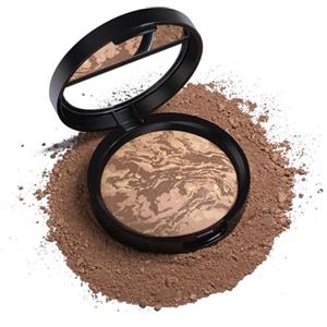 Generico Fondotinta Compatto Cotta, Polvere per Il Viso Da Donna, Contouring Viso, in Polvere Contouring, Compatto E Liscio, Illuminante Naturale, Ombretto per Il Naso, Fard, Illuminante, 9g