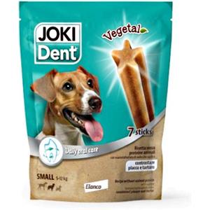 Elanco Joki Plus Dent Vegetal - Snack per l'igiene dentale del cane - Small - 7 pezzi