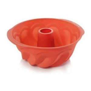 Tescoma Stampo Ciambella Delicia SiliconPrime Alto 24 cm, Rosso - Silicone Flessibile, Resistente al Calore fino a 230 °C