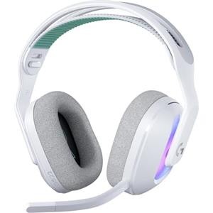 Logitech G G522 LIGHTSPEED, cuffia con microfono gaming wireless, microfono a banda completa, audio avanzato, Tri-Connect (LIGHTSPEED, Bluetooth, da USB A a C), per PC, Nintendo Switch/Switch 2-Bianco
