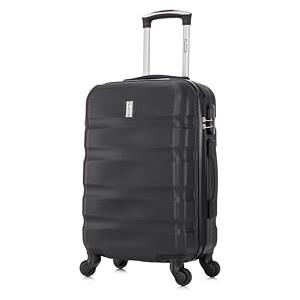 CELIMS - Valigia Bagaglio a Mano Nero Approvata da Oltre 100 Compagnie Aeree | Ultra Leggera e Rigida | Trolley Bagaglio a Mano 55x40x20 | Valigia Cabina